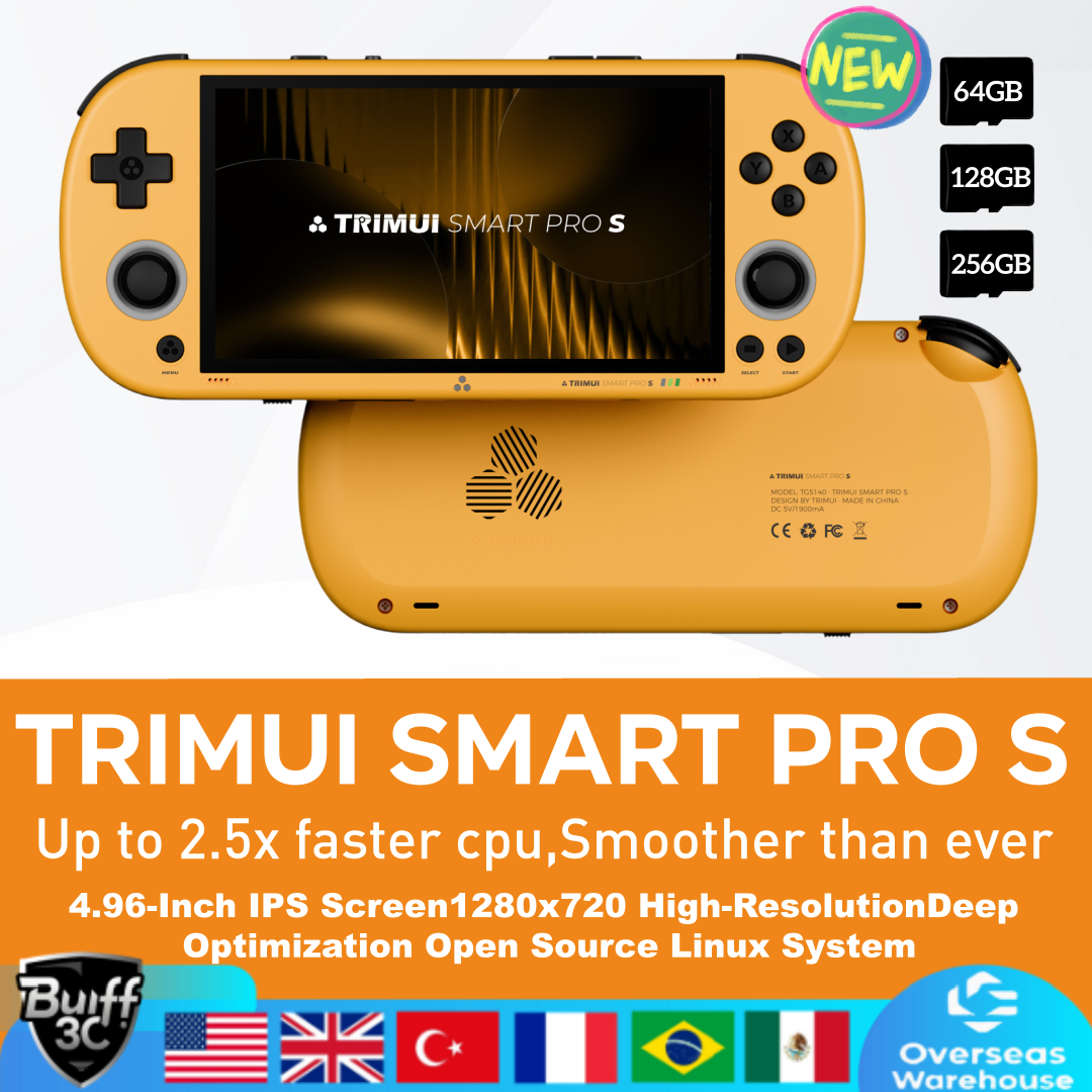 Gaming Console Bluetooth - เครื่องเล่นเกมพกพา Trimui Smart Pro S หน้าจอ