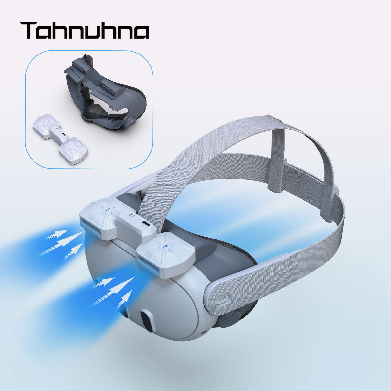 Vr Lens Protector - พัดลมระบายความร้อนสําหรับ Meta Quest 3 VR ชุดหูฟังการไหลเวียนของอากาศ