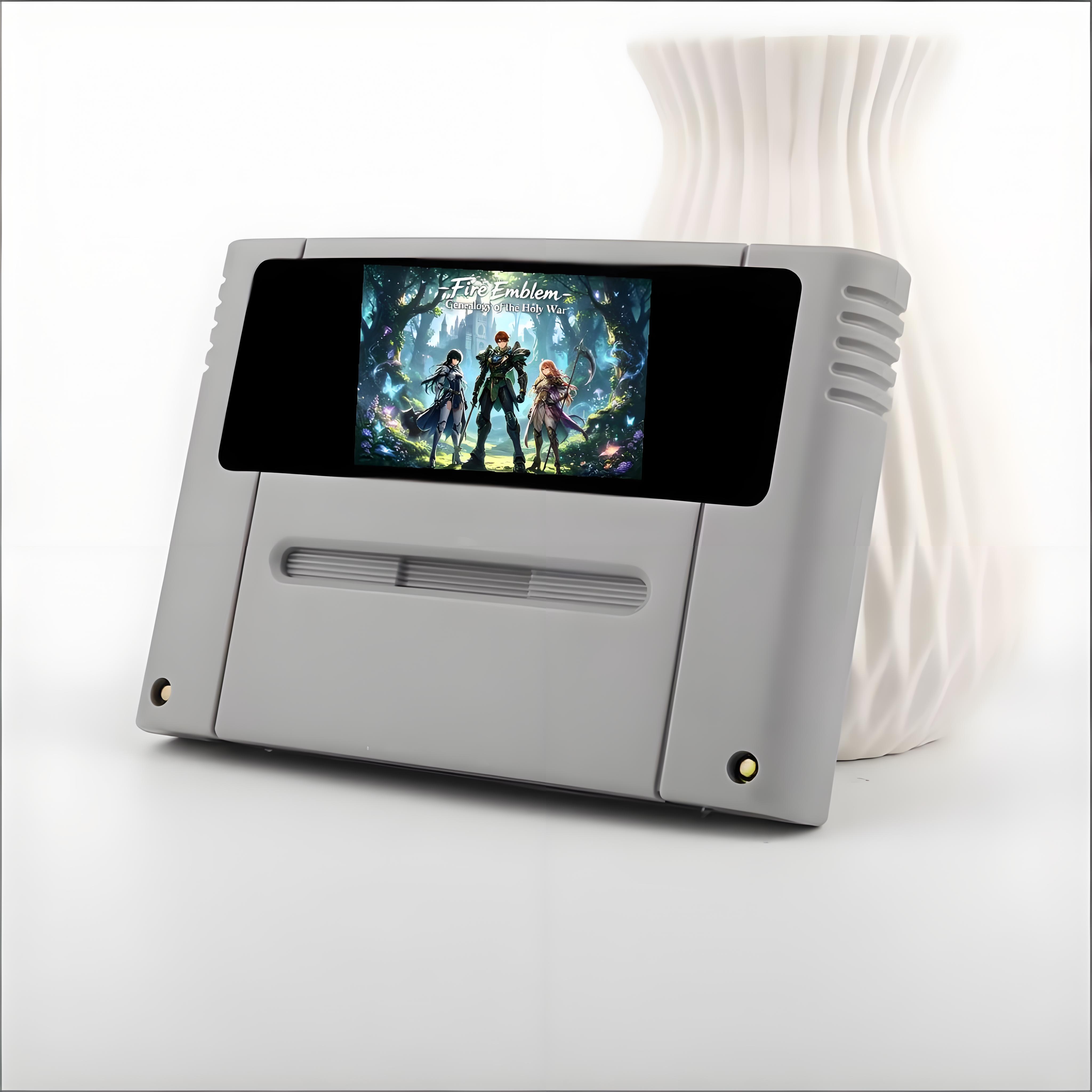 Gaming Console Old - รหัสวินเทจ 01 FireEmblemGenealogyoftheHolyWar ตลับเกมแอ็คชั่นสำหรับ SNES PAL