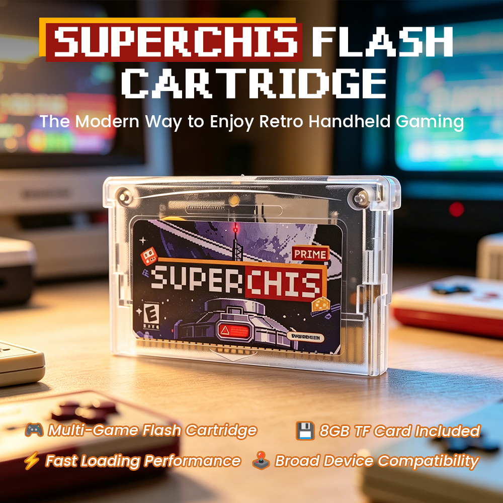 Gaming Console Free - ตลับเกม Retro Superchis Flash พร้อมการ์ด TF