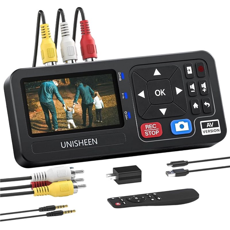 Gaming Console Usb - UNISHEEN สำหรับแปลงสัญญาณ VHS เป็นดิจิตอล สำหรับ VHS,