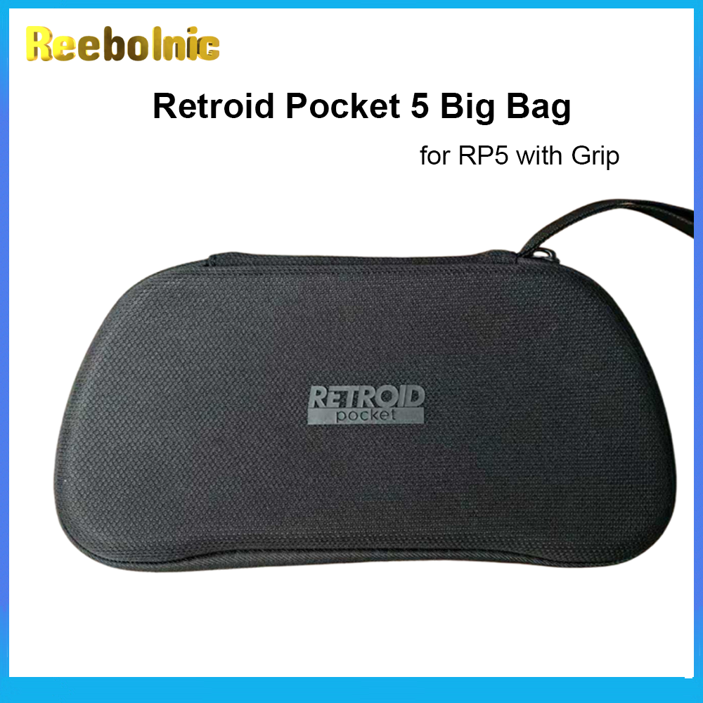 Gaming Console Bag - เคส Reebolnic RP5 ขนาดใหญ่พร้อมด้ามจับสำหรับเครื่องเล่นเกมพกพา Retroid Pocket