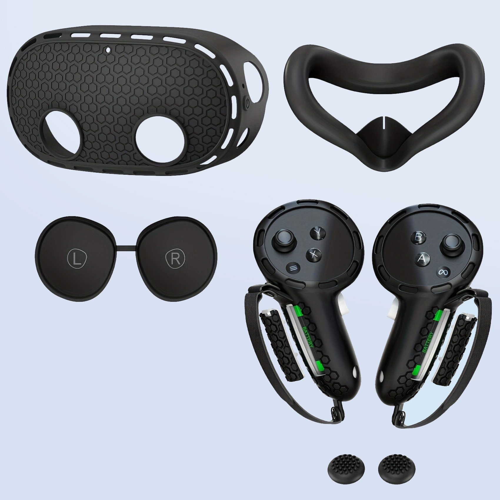 Vr Lens Protector - VR 6 in 1 ชุดเคสซิลิโคนสําหรับ Meta