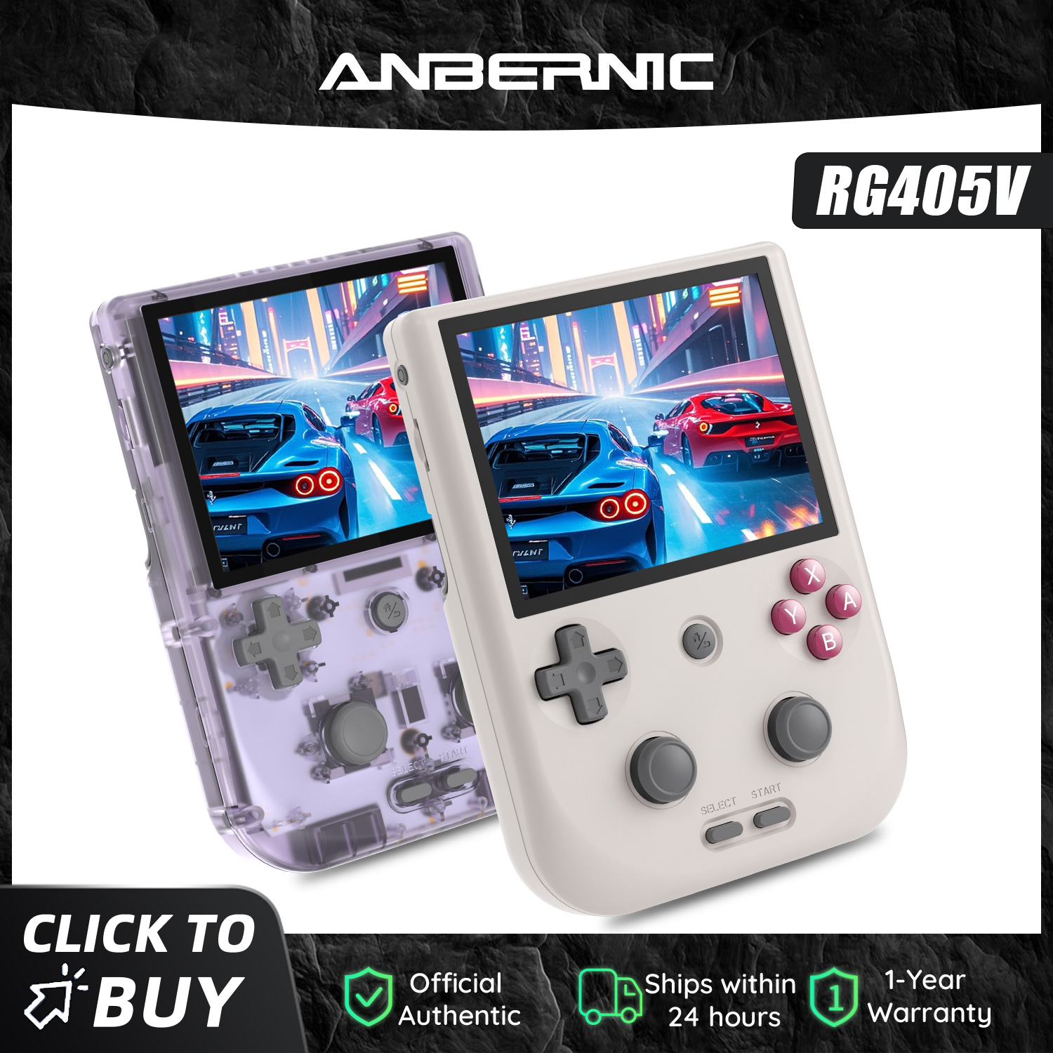 Gaming Console Old - ANBERNIC RG405Vคอนโซลเกมมือถือ 4 ''หน้าจอสัมผัสIPS Android 12