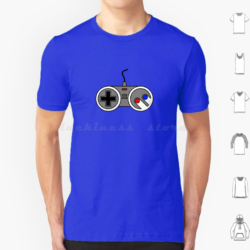Gaming Console Old School - จอยแพดเสื้อยืดผู้ชายผู้หญิงเด็ก 6xl จอยแพด จอยสติ๊ก คอนโทรลเลอร์ คอนโทรล