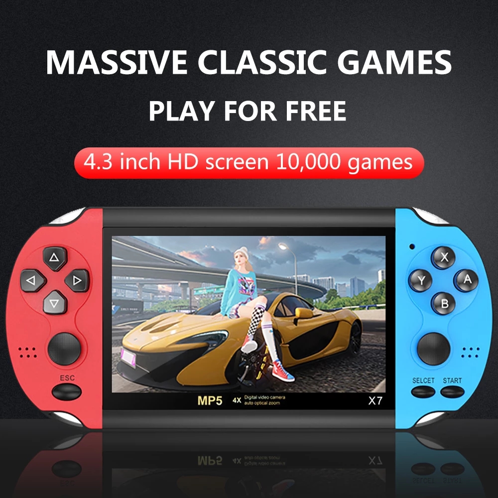 Gaming Console Old School - แบบพกพา Mini Retro Video TV มือเครื่องเล่นคอนโซลเกมอาเขตสำหรับเด็ก