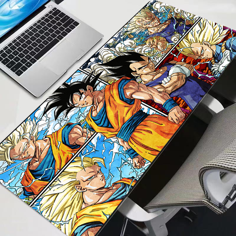 Gaming Console Desk - แผ่นรองเมาส์ดราก้อนบอล Z น่ารัก DBZ อนิเมะสาวน้อยน่ารัก สำหรับเกมเมอร์