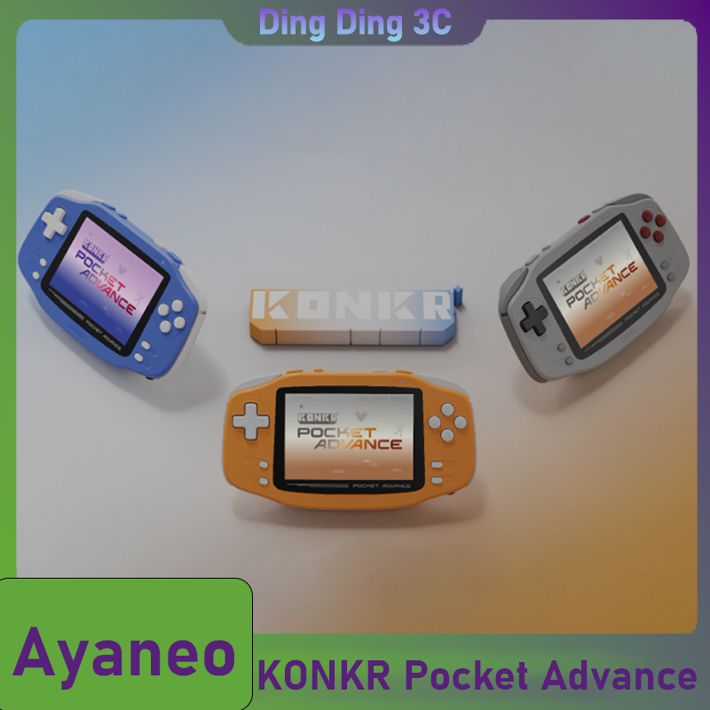Gaming Console Bluetooth - AYANEO KONKR Pocket Advance เครื่องเล่นเกมพกพาแบบเรโทร รูปทรงคลาสสิก