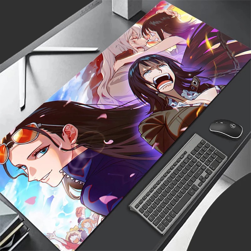 Gaming Console Portable Pc - แผ่นรองเมาส์ลายอนิเมะสาวญี่ปุ่นสุดเซ็กซี่ สีม่วง สำหรับเกมเมอร์ แผ่นรองเมาส์น่ารัก ลาย O-one