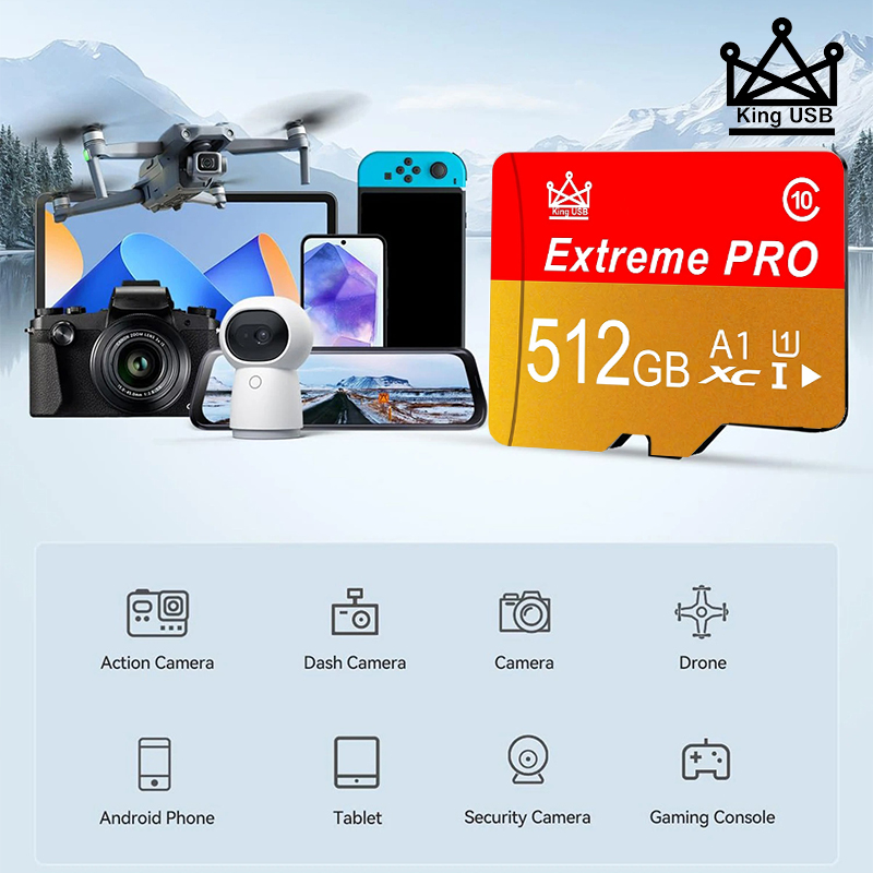 Gaming Console And Monitor - การ์ดหน่วยความจำที่เชื่อถือได้ 256GB การ์ดไมโคร TF SD 128GB
