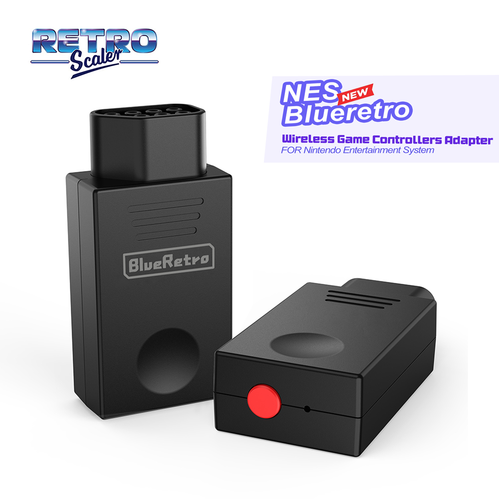 Gaming Console Station - อะแดปเตอร์คอนโทรลเลอร์ไร้สาย RetroScaler Blueretro สำหรับเครื่องเล่นเกม NES ไปยัง
