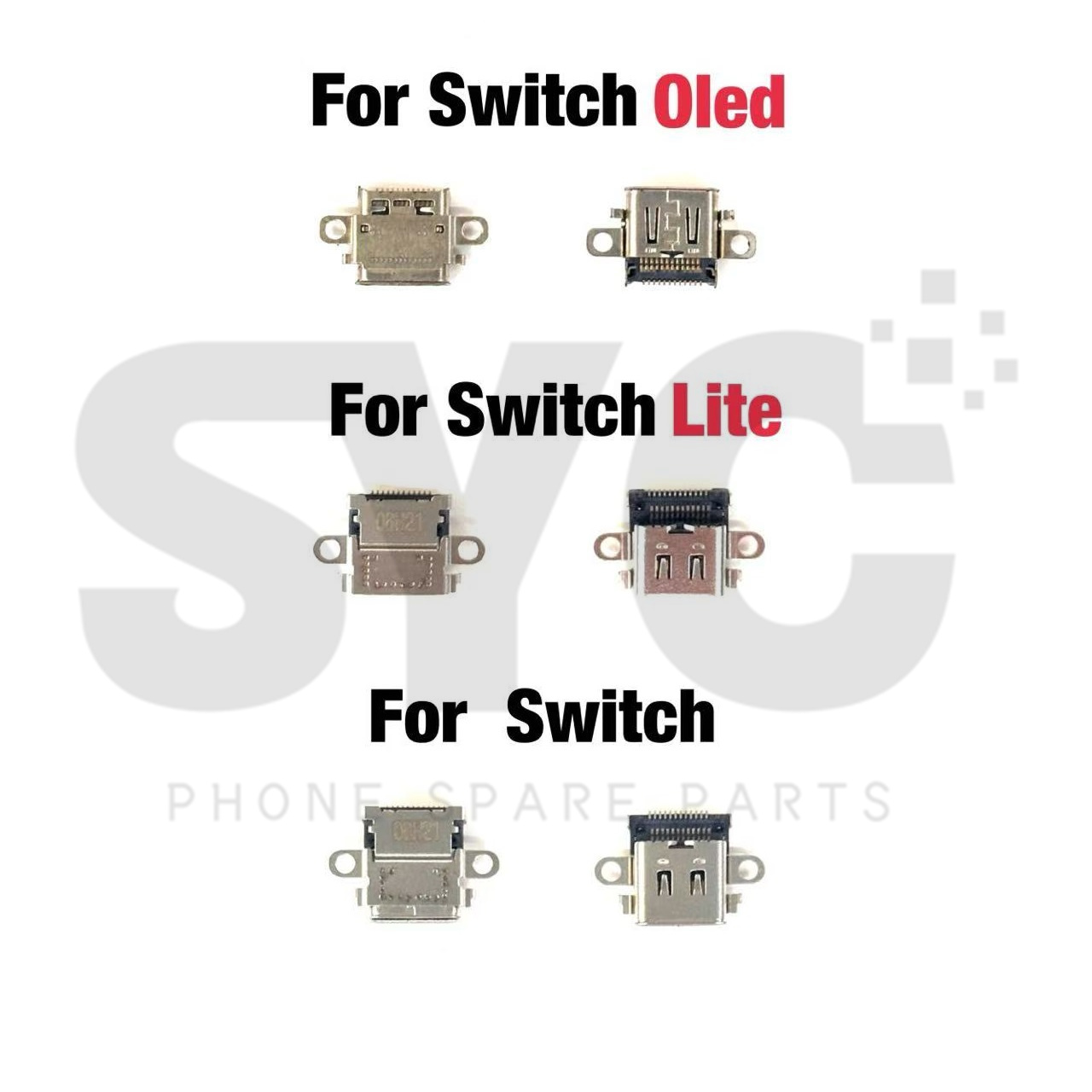Gaming Console Usb - พอร์ตชาร์จ USB ดั้งเดิมสำหรับนินเทนโดสวิตช์ NS Lite NS