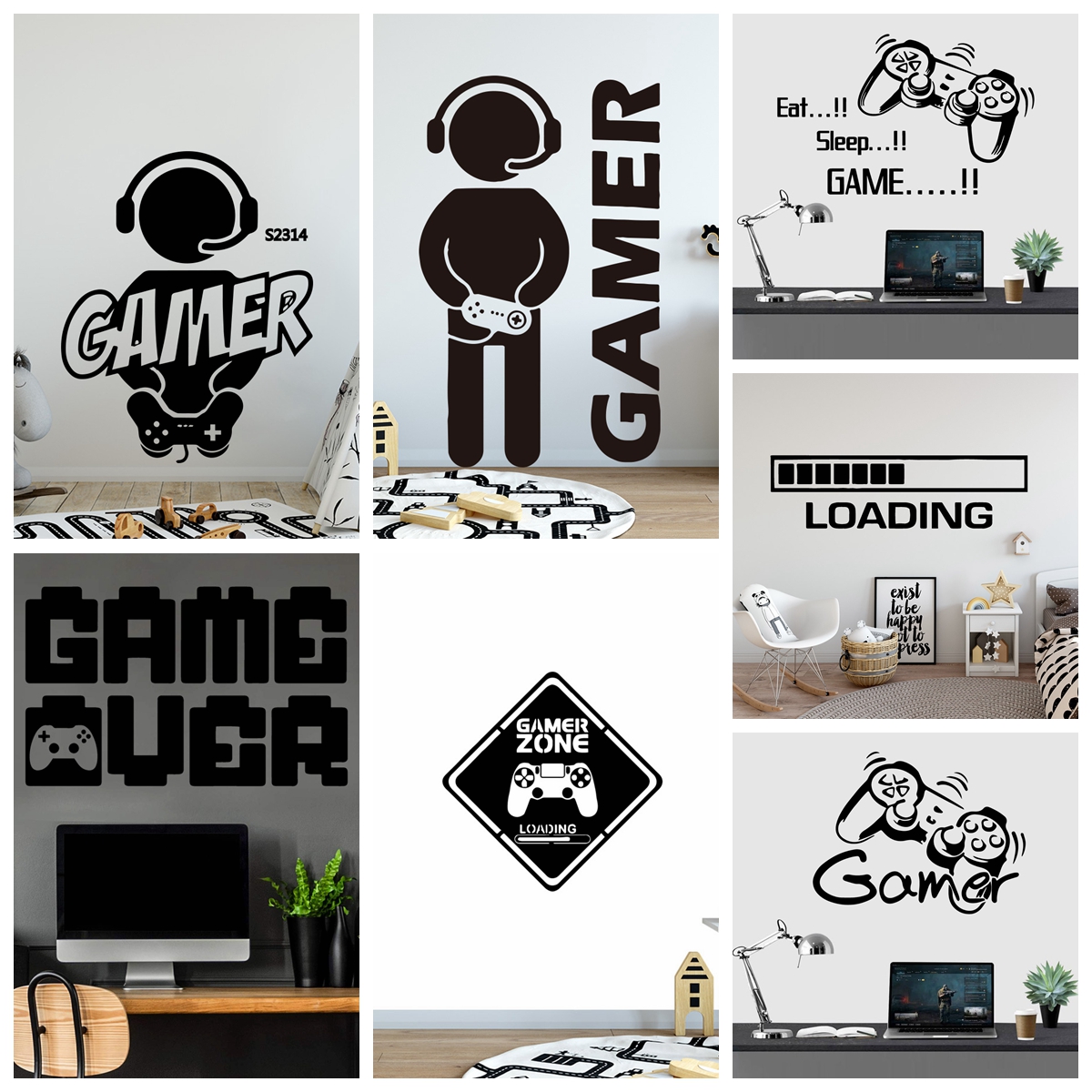 Gaming Console Handle - 1 PC Gamer Wall Art Decal