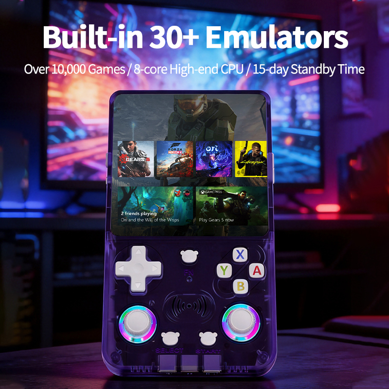 Gaming Console Old - เครื่องเล่นเกมย้อนยุค-คอนโซลเกมพกพา หน้าจอ HD IPS ขนาด 4.2