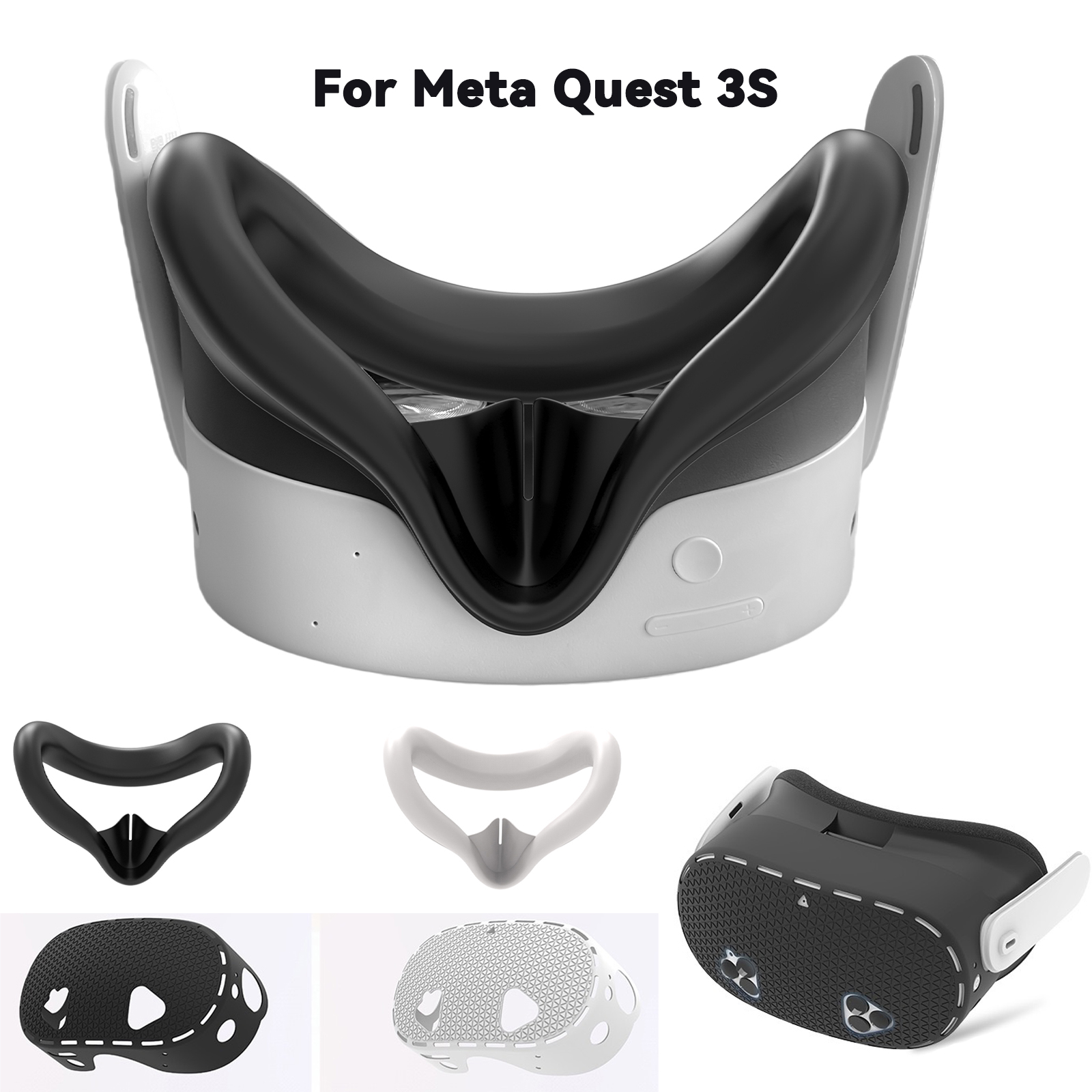 Vr Lens Protector - ซิลิโคนFacial CoverสําหรับQuest 3S VRแว่นตาอุปกรณ์เสริมHost Shell Anti-Scratchป้องกันสําหรับMeta