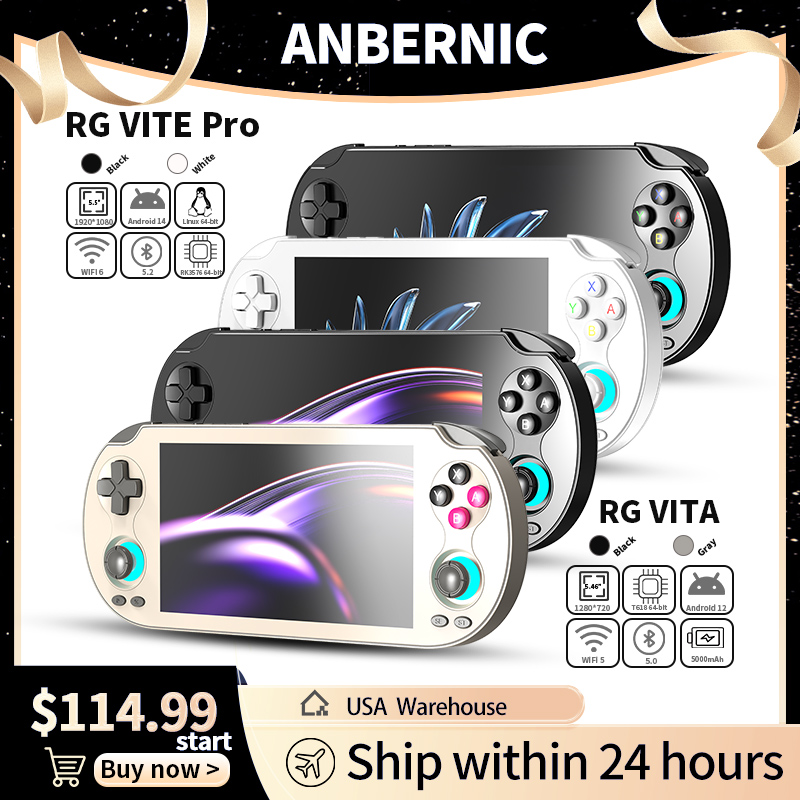 Gaming Console Under 5000 - เครื่องเล่นเกมพกพา ANBERNIC RG VITA & RG