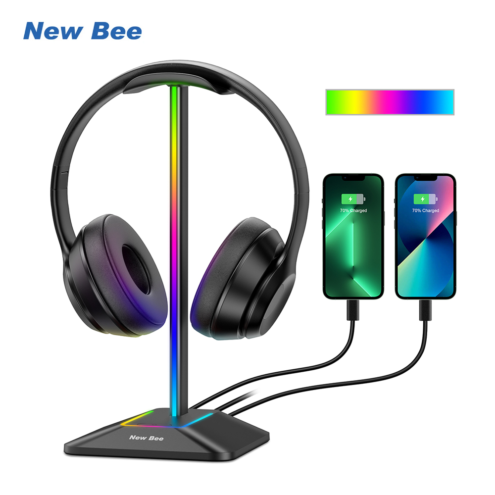 ใหม่ Bee Z8 RGB หูฟัง Stand Ho - Gaming Console Desk บทวิจารณ์และราคา