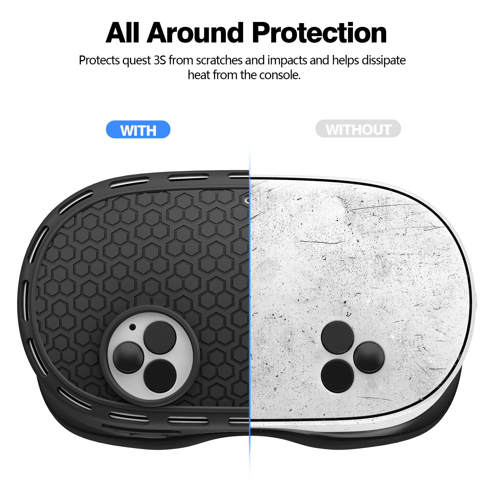 ฝาครอบป้องกันซิลิโคน VR Shell  - Vr Lens Protector บทวิจารณ์และราคา