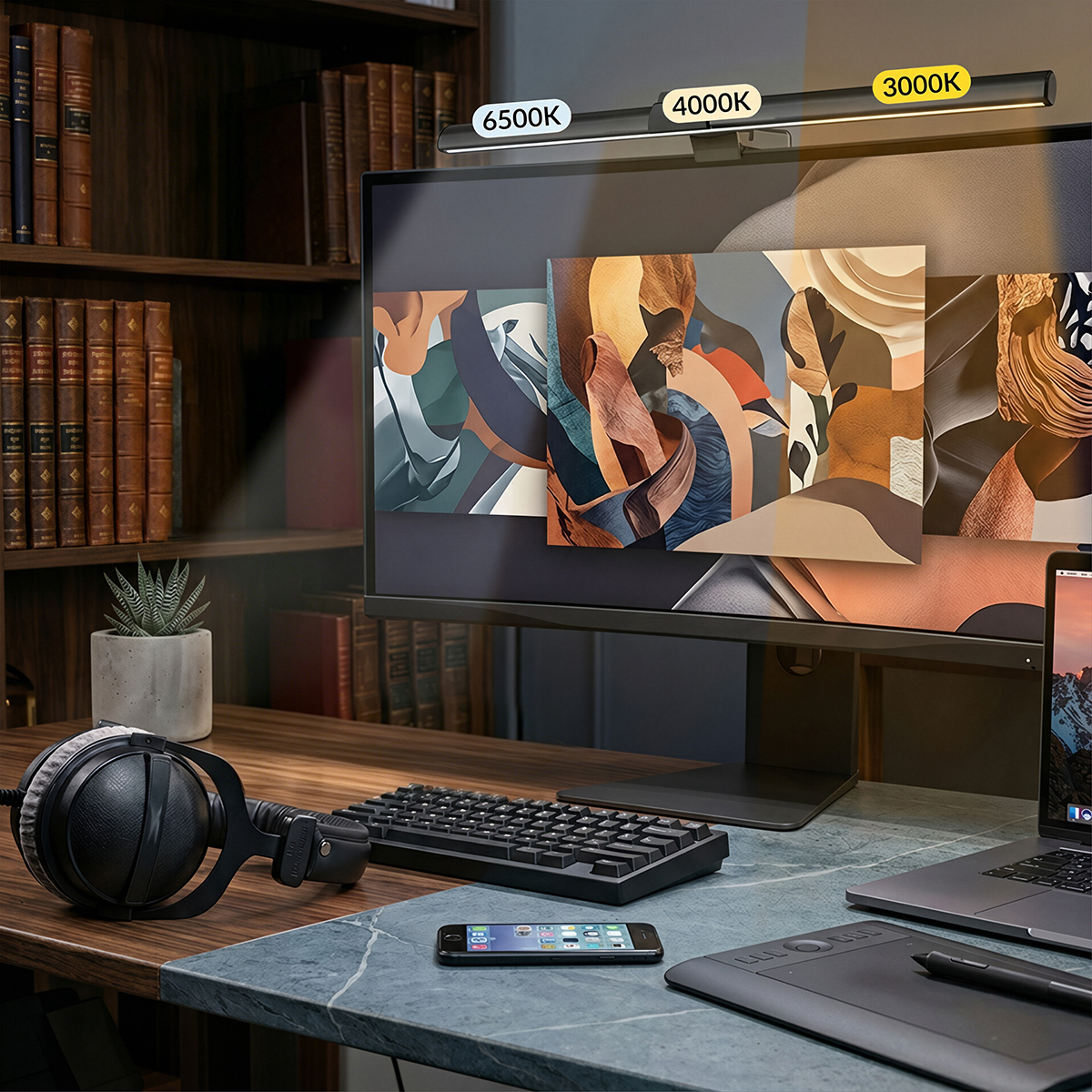 ไฟ LED แบบ USB สำหรับแขวนหน้าจ - Gaming Console Desk บทวิจารณ์และราคา