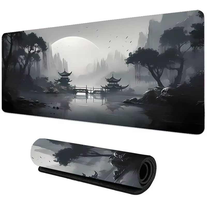 แผ่นรองเมาส์ซิลิโคนลายภูเขาพระ - Gaming Console Desk บทวิจารณ์และราคา
