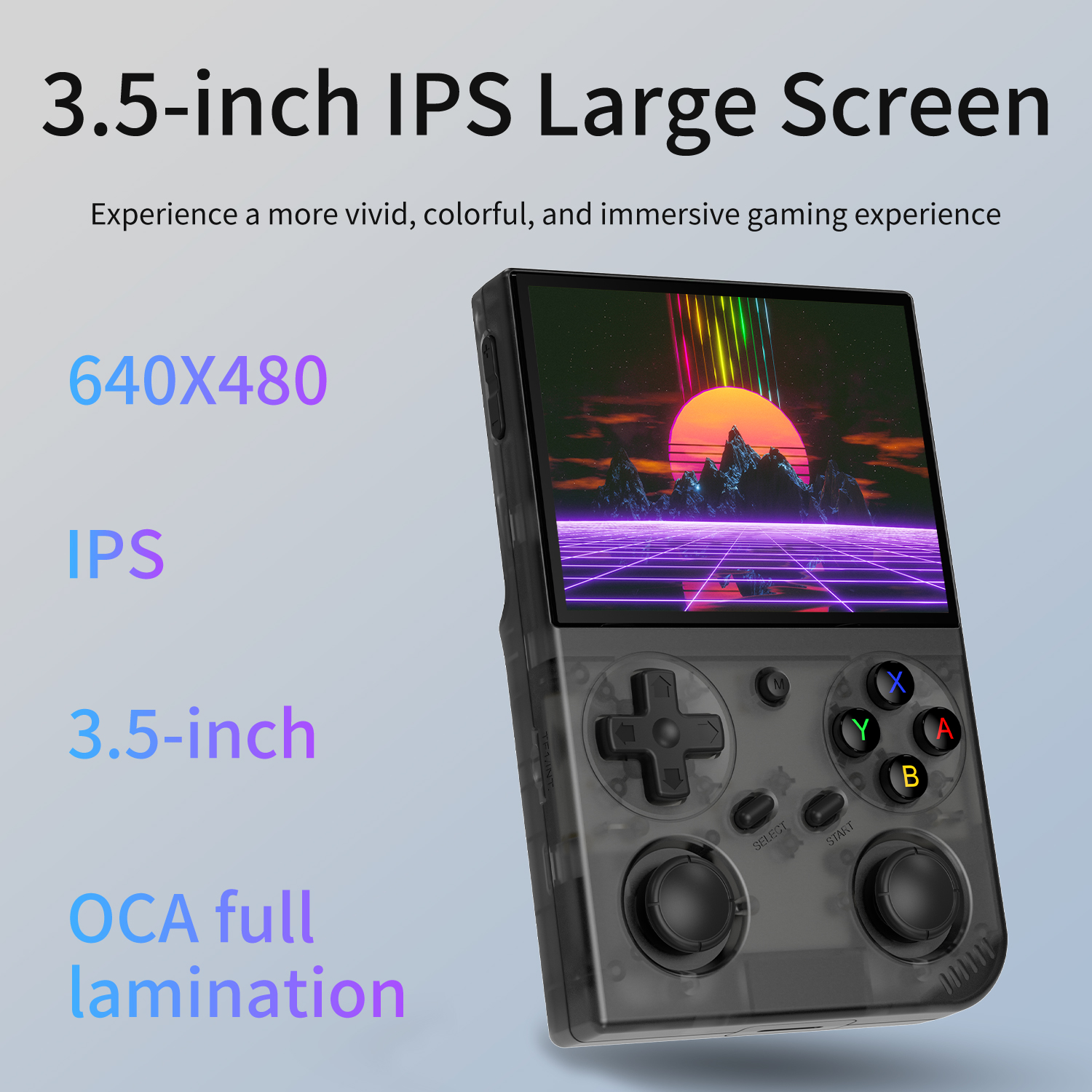 G350 คอนโซลเกมมือถือ 3.5 ''หน้ - Gaming Console Under 5000 บทวิจารณ์และราคา