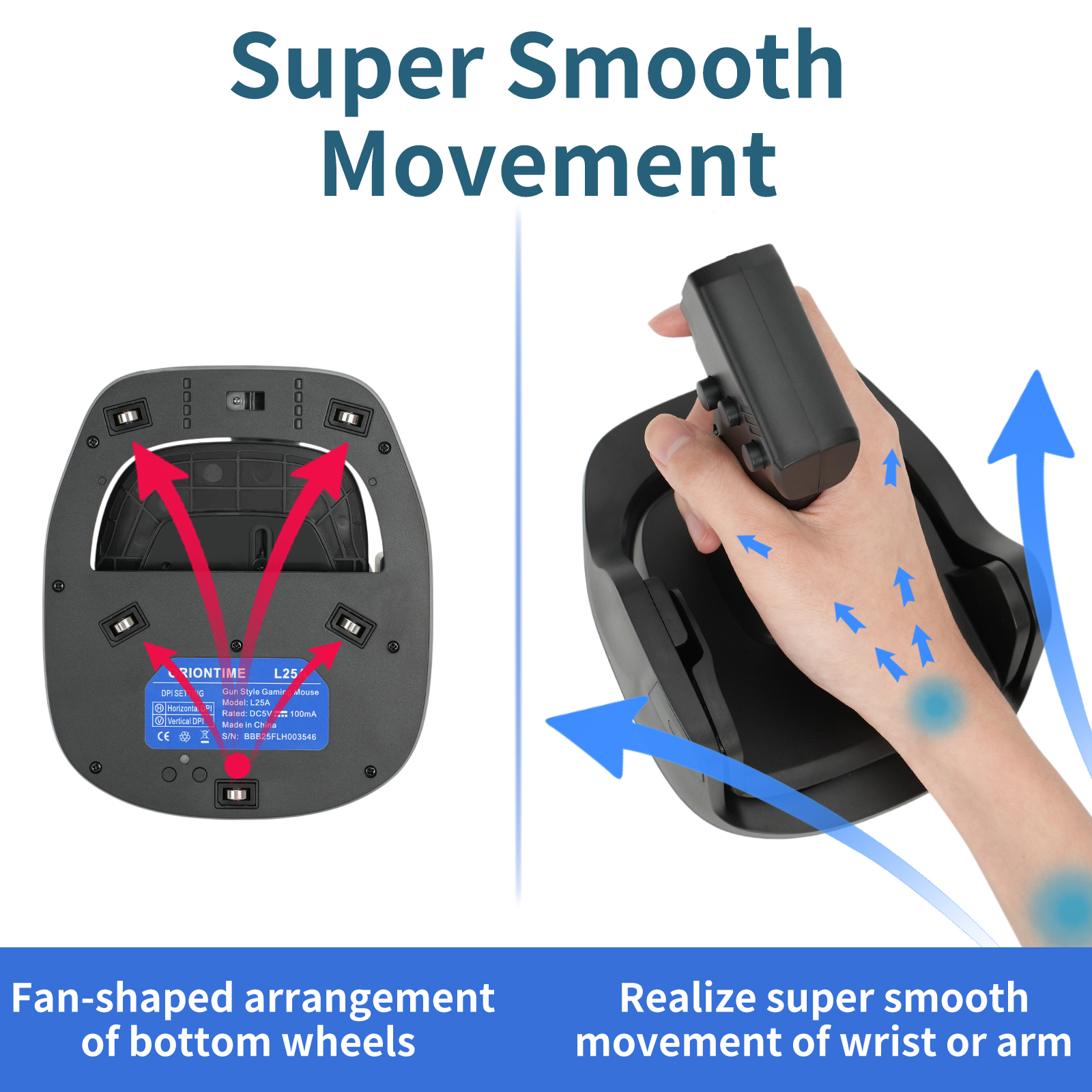 FPS เกมปืนเมาส์ปืนพกด้ามจับอุป - Gaming Console Handle บทวิจารณ์และราคา