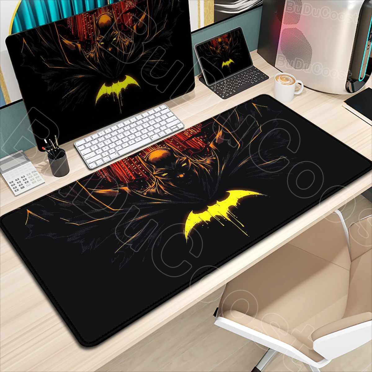 B-Batman Mouse Pad HD เกมขนาดใ - Gaming Console Portable Pc บทวิจารณ์และราคา