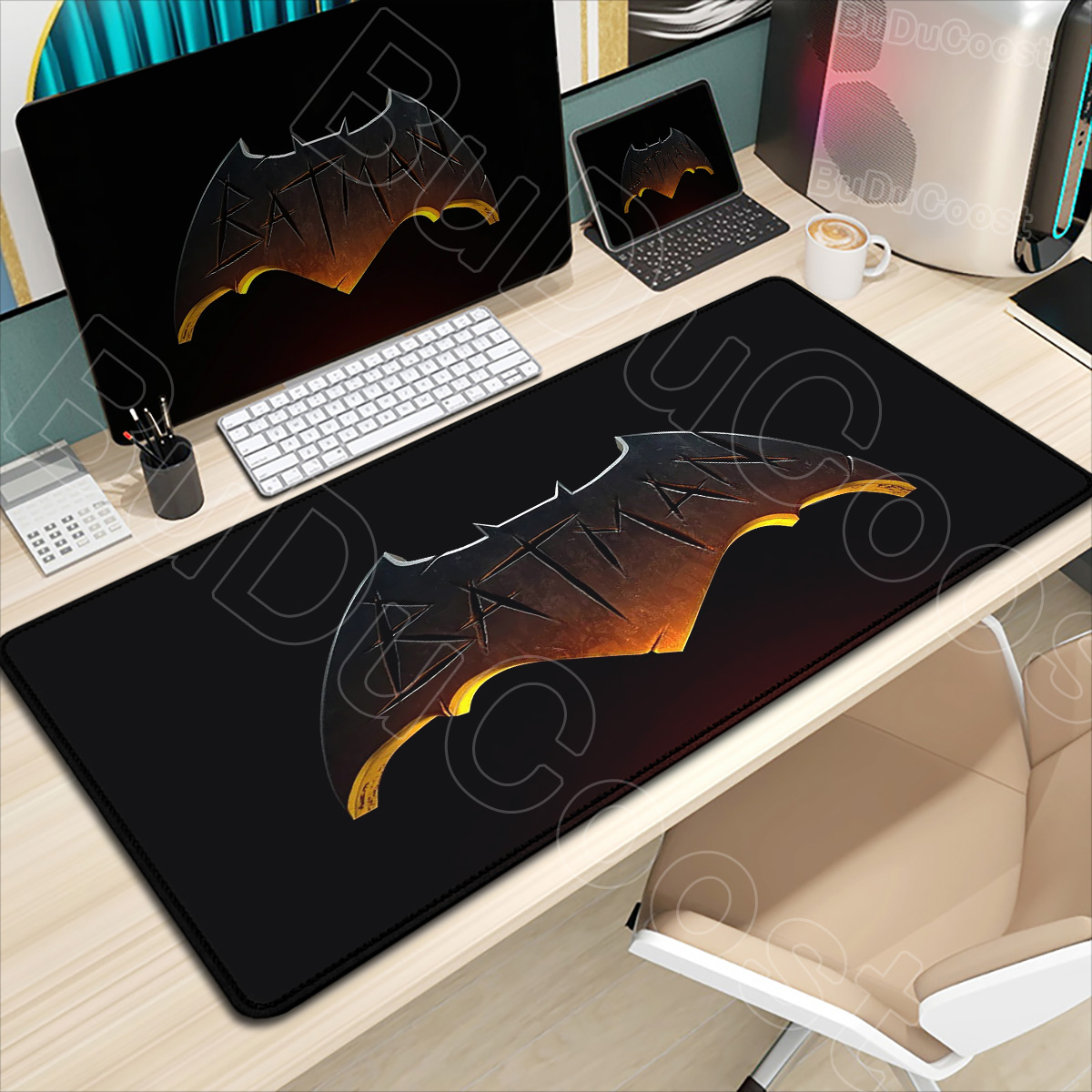 B-Batman Mouse Pad HD เกมขนาดใ - Gaming Console Portable Pc บทวิจารณ์และราคา