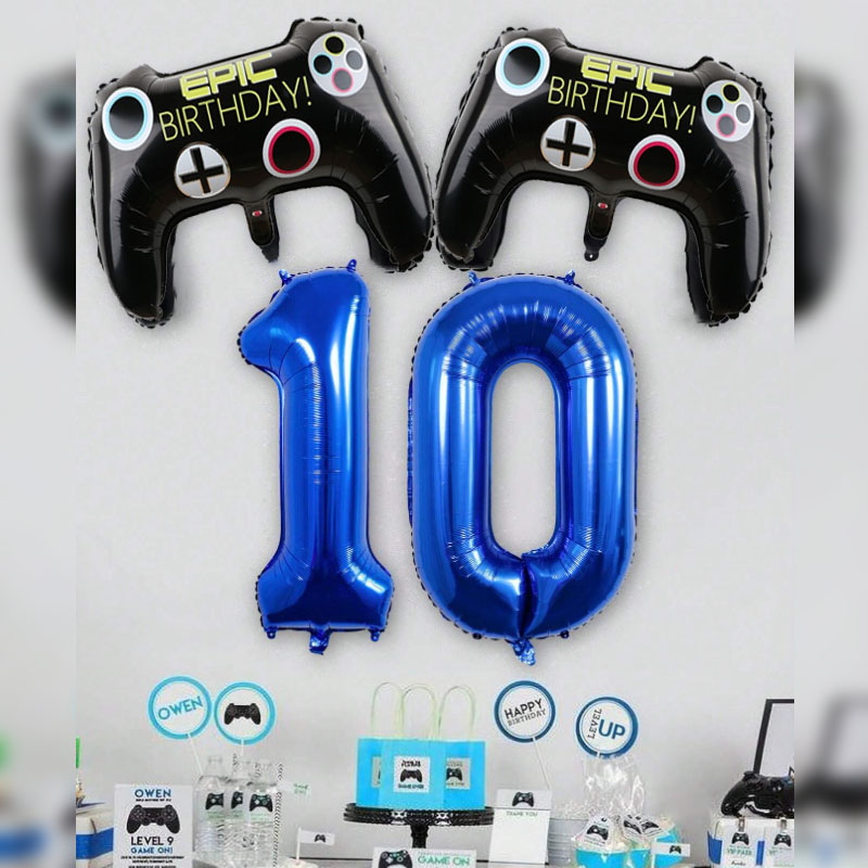 3 ชิ้นวิดีโอเกม Party Supplies - Gaming Console Handle บทวิจารณ์และราคา