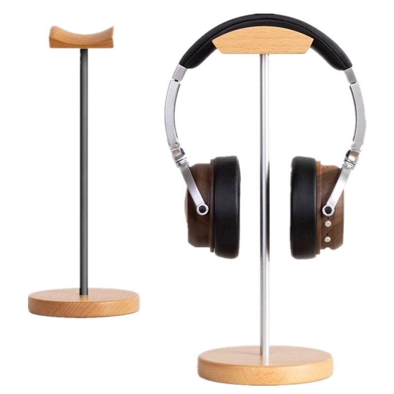ขาตั้งหูฟังไม้แบล็ควอลนัทและอะ - Gaming Console Desk บทวิจารณ์และราคา