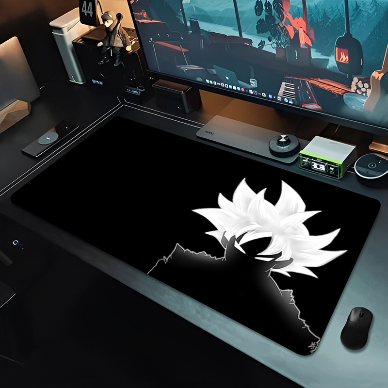 แผ่นรองเมาส์อนิเมะ DBZ สีดำ ลา - Gaming Console Desk บทวิจารณ์และราคา