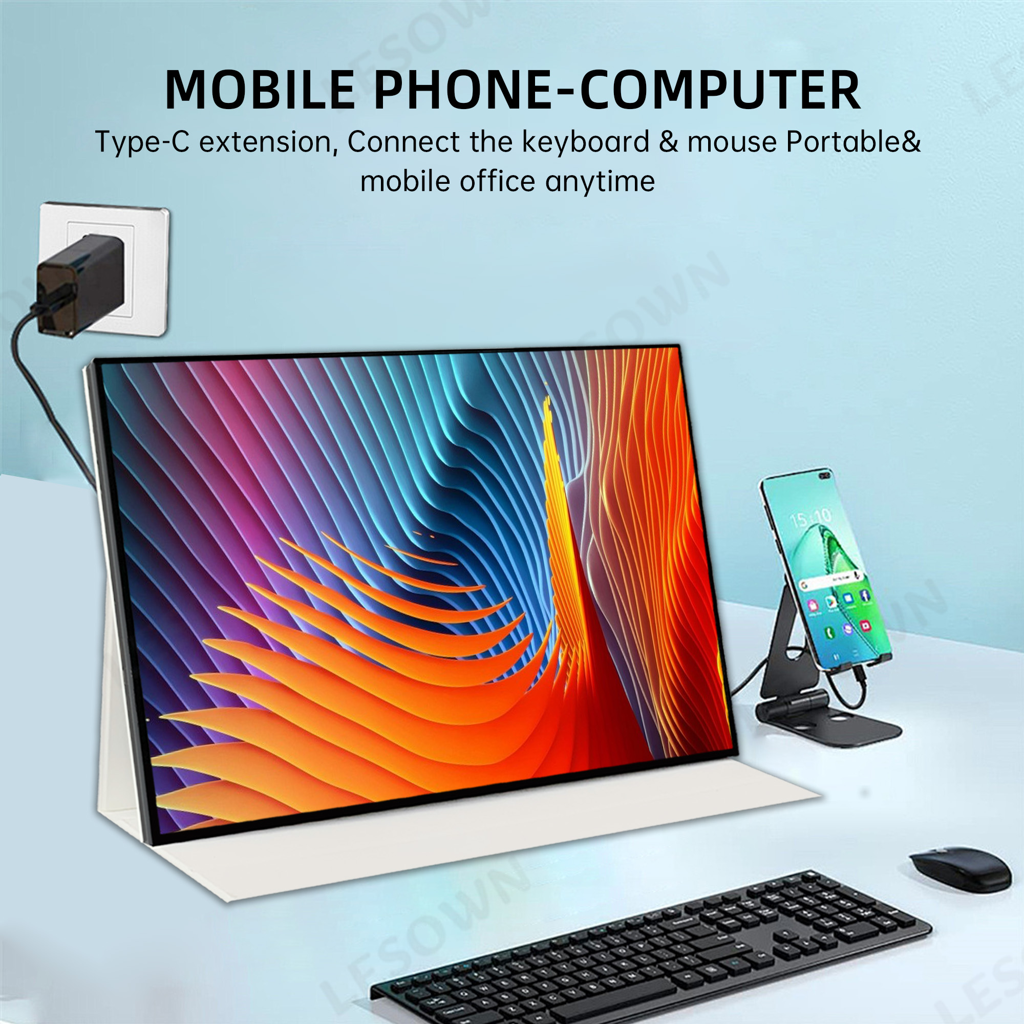 จอภาพพกพา LESOWN High-Refresh  - Gaming Console And Monitor บทวิจารณ์และราคา