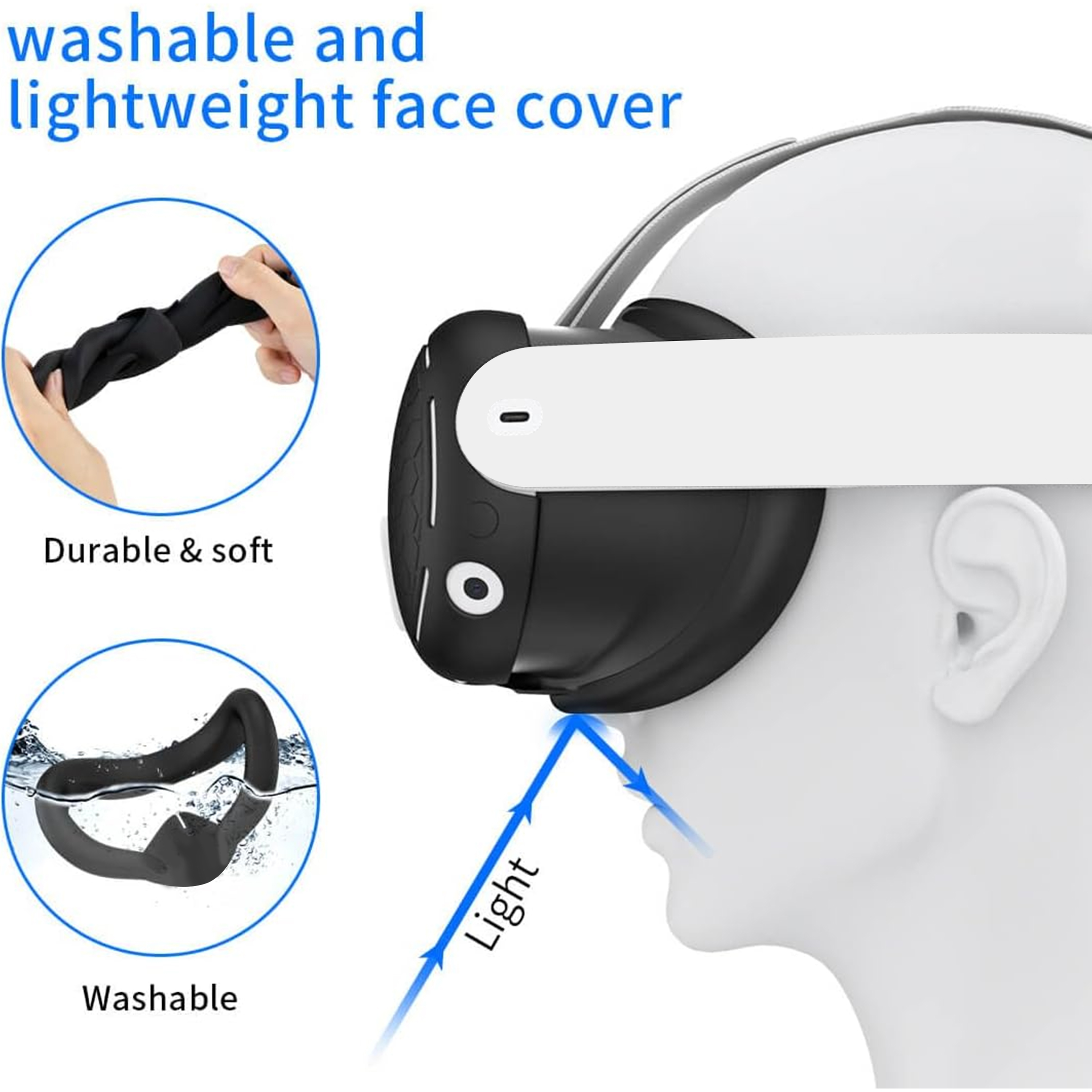 อุปกรณ์เสริม VR สําหรับ Meta Q - Vr Lens Protector บทวิจารณ์และราคา