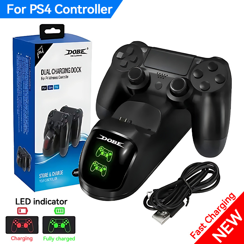 ใหม่ PS4 สถานีชาร์จไร้สาย Fast - Gaming Console Station บทวิจารณ์และราคา