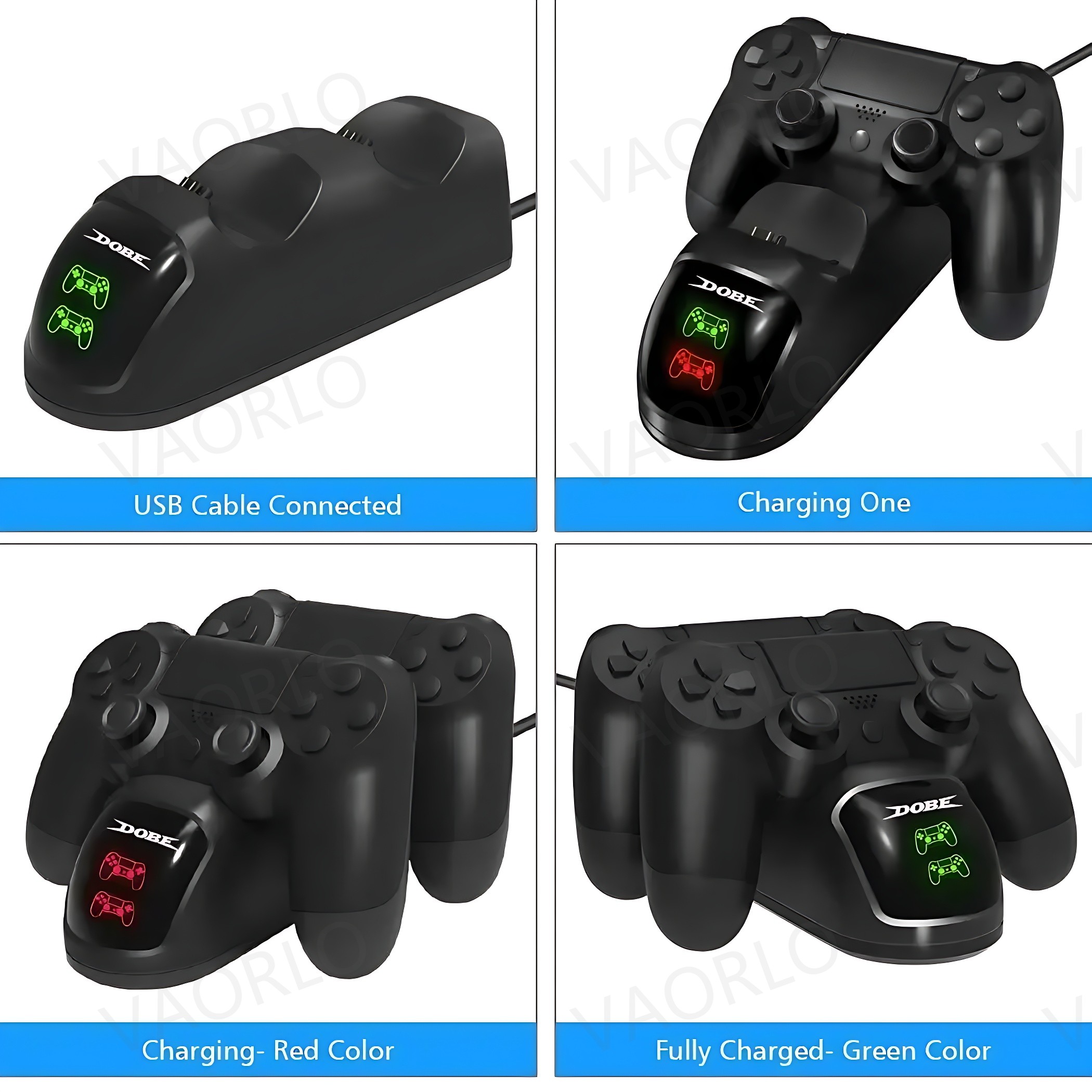 ใหม่ PS4 สถานีชาร์จไร้สาย Fast - Gaming Console Station บทวิจารณ์และราคา
