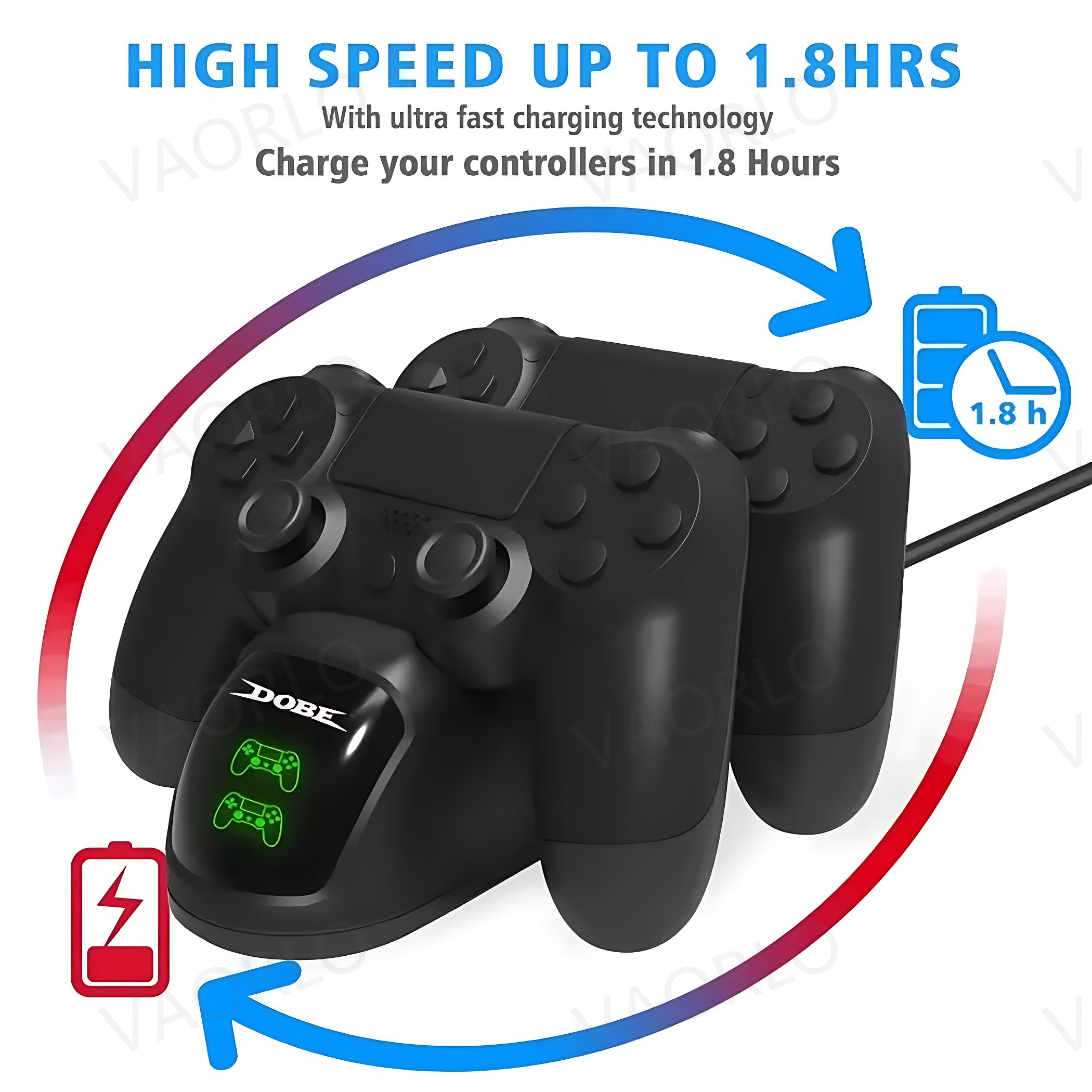 ใหม่ PS4 สถานีชาร์จไร้สาย Fast - Gaming Console Station บทวิจารณ์และราคา