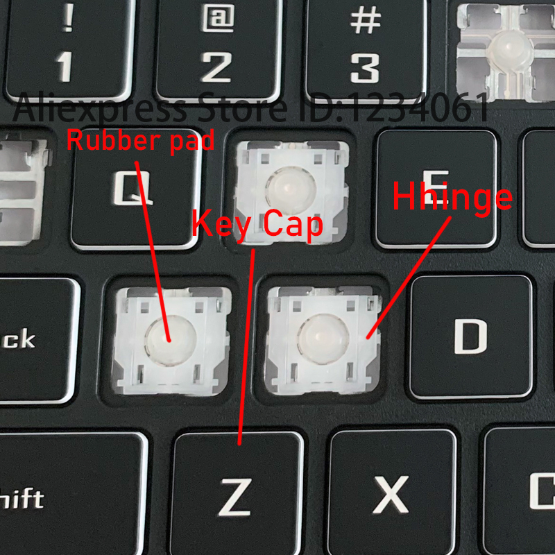 เปลี่ยนKeycap KeyสําหรับASUS R - Gaming Console Asus บทวิจารณ์และราคา