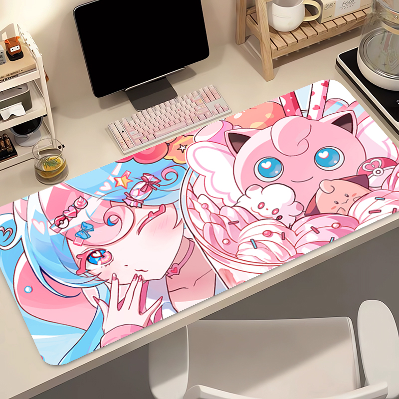 อะนิเมะแผ่นรองเม้าส์ 90x40 ซม. - Gaming Console Desk บทวิจารณ์และราคา