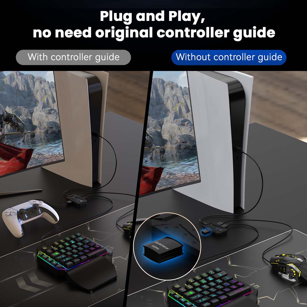 สำหรับ PS5 ชุดคีย์บอร์ดเกมมิ่ง - Gaming Console Usb บทวิจารณ์และราคา