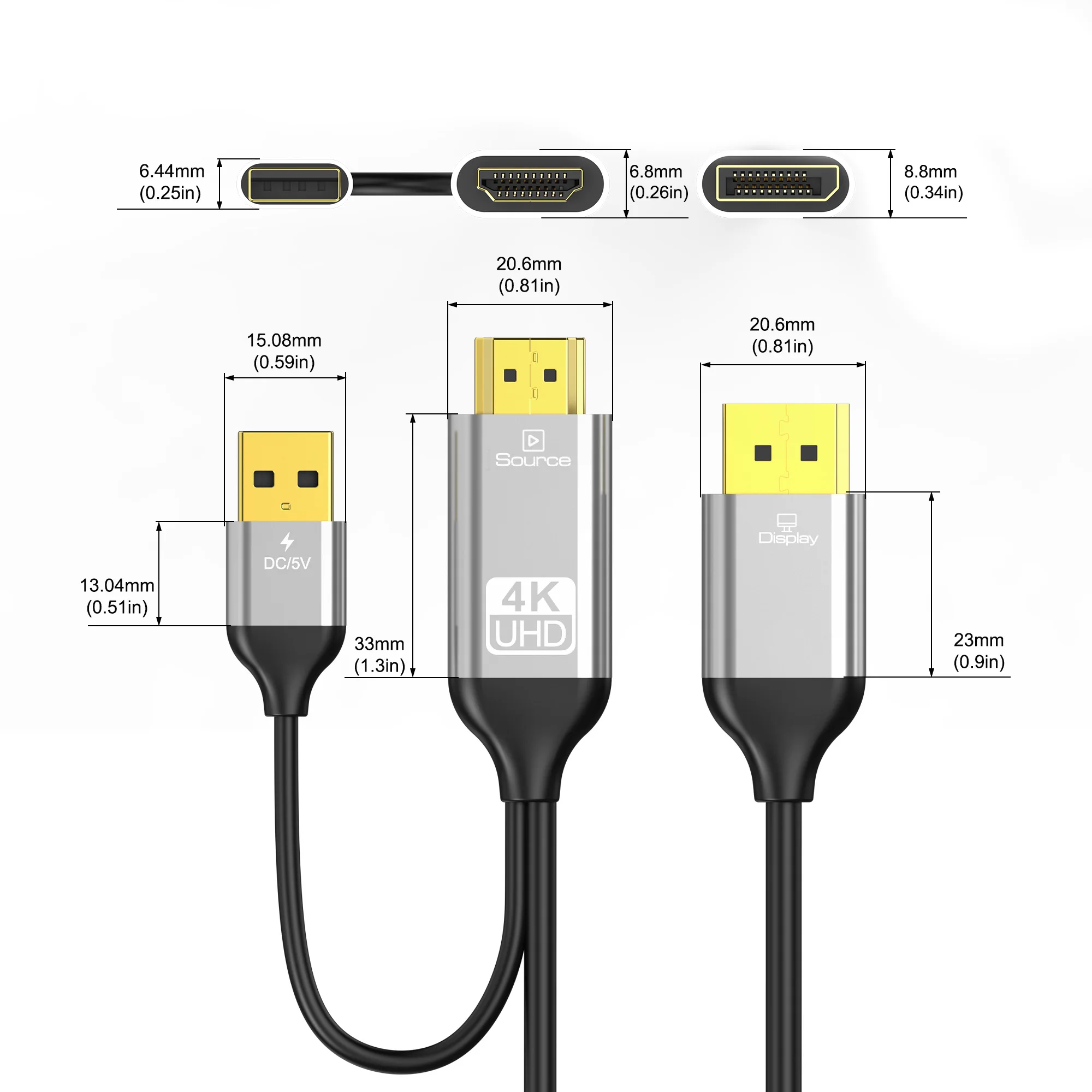 สายแปลง HDMI เป็น DP พร้อมแหล่ - Gaming Console And Monitor บทวิจารณ์และราคา