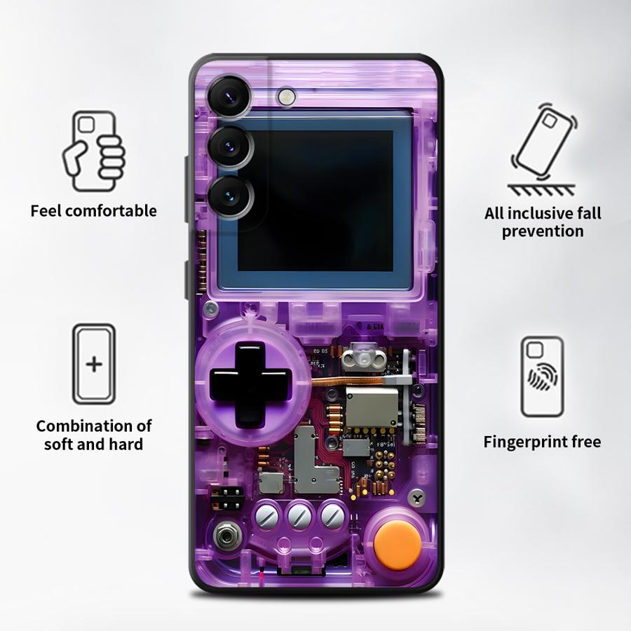 เคสโทรศัพท์มือถือลายเกมส์สีม่ว - Gaming Console Free บทวิจารณ์และราคา