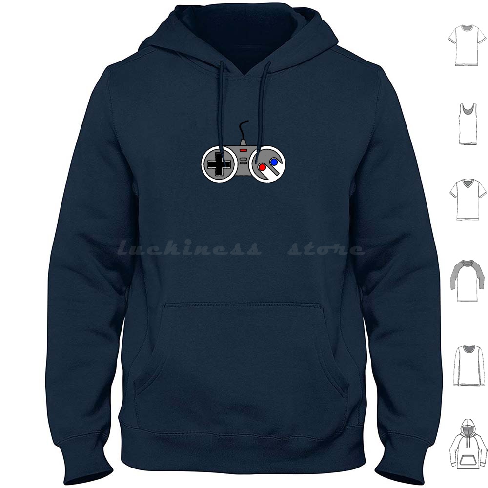 เสื้อฮู้ดดี้ผ้าฝ้ายแขนยาว ลายจ - Gaming Console Old School บทวิจารณ์และราคา