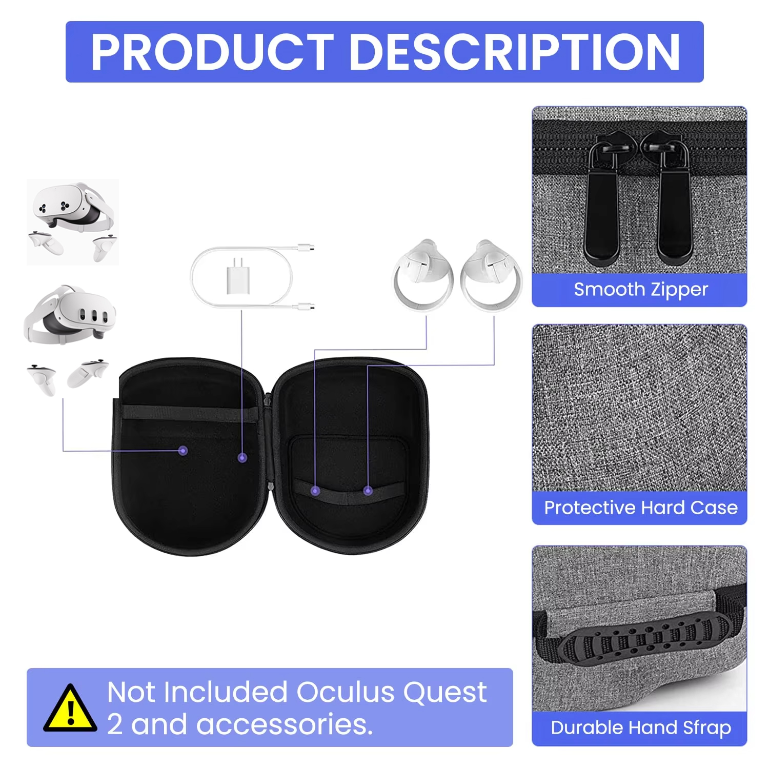 กระเป๋าเก็บของสำหรับแว่นตา VR  - Vr Lens Protector บทวิจารณ์และราคา
