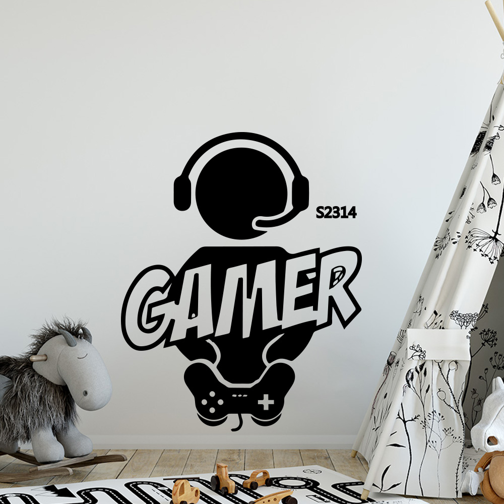 1 PC Gamer Wall Art Decal สําห - Gaming Console Handle บทวิจารณ์และราคา