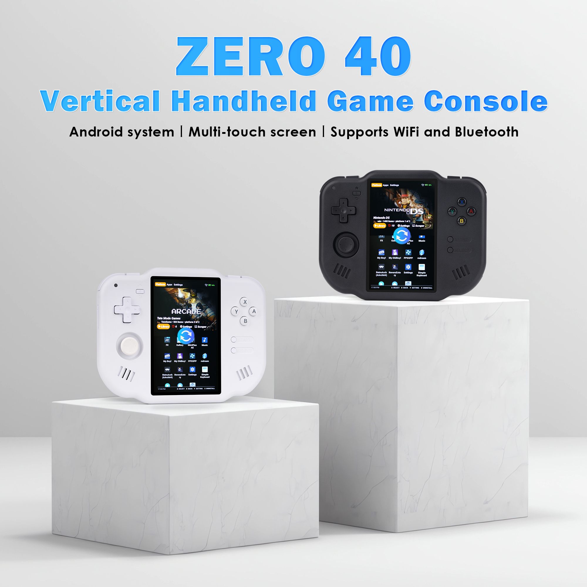 Zero 40 คอนโซลเกมมือถือหน้าจอI - Gaming Console Bluetooth บทวิจารณ์และราคา