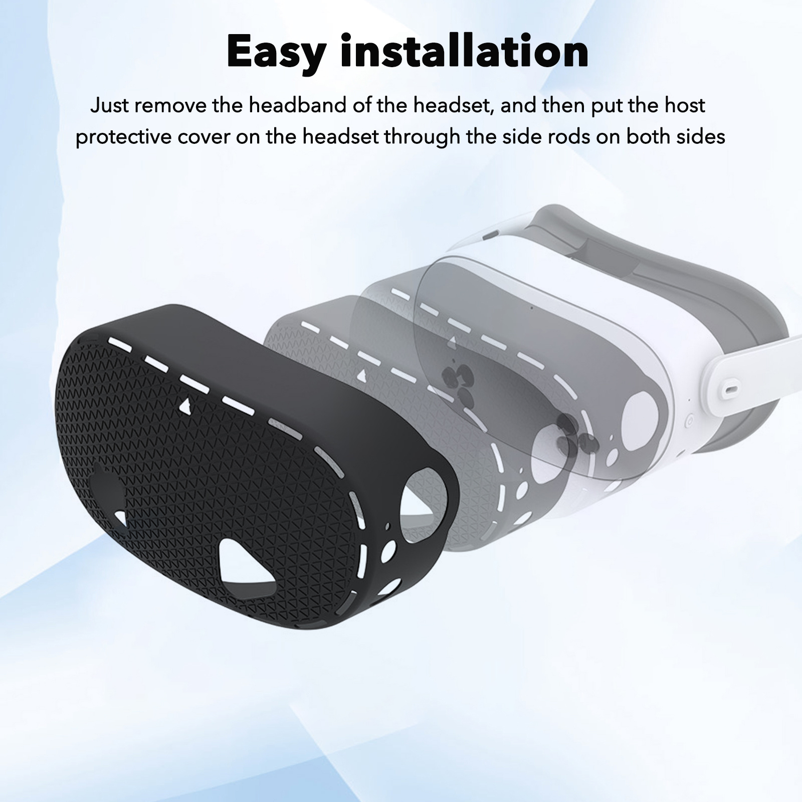 ซิลิโคนFacial CoverสําหรับQues - Vr Lens Protector บทวิจารณ์และราคา